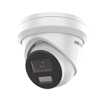 [N4-DS-2CD2363G2-LI2U-228605] [Dual Light + 2 Micrófonos Integrados] Turret IP 6 Megapixel / Lente 2.8 mm / 30 mts Luz Blanca + 30 mts IR / ACUSENSE / Exterior IP67 / WDR 120 dB / PoE / ONVIF / Micro SD / Metal / ACUSEARCH