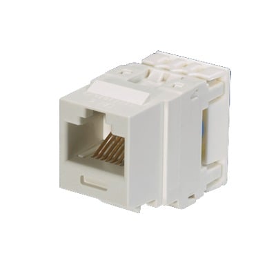 [N4-NK688MWH-74211] Conector Jack Estilo 110 (de Impacto), Tipo Keystone, Categoría 6, de 8 posiciones y 8 cables, Color Blanco