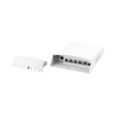 [N4-WI-PS306GF-O-DC-216880] Switch CCTV PoE para Exterior / No administrable / PoE Entrada 802.3 bt Hasta 60W / 1 Puerto PoE salida 24V pasivo Hasta 12W /  3 puertos PoE 802.3 at Hasta 30W /  Ideal para Aplicaciones CCTV con Enlaces Inalámbricos