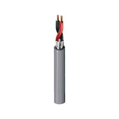 [N4-9266-204618] BOBINA DE 305 MTS 2 X 16 AWG BLINDADO COLOR GRIS RISER P/ AUDIO