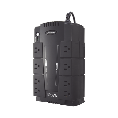 [N4-CP425SLG-80796] UPS de 425 VA/255 W, Topología Standby, Entrada 120 Vca NEMA 5-15P, Tipo Gabinete Compacto, Con 8 Tomas NEMA 5-15R