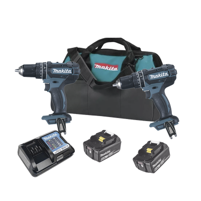[N4-DLX2501S-212787] KIT (DHP482Z Rotom..+ DTW181Z Pistola Impacto)  2 Baterías de 3 AH y Cargador Estuche de Lona18V