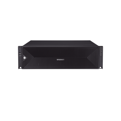 [N4-PRN-3200B4-225691] NVR 32 Megapixel (8K) / 32 Canales IP / Soporta 8 Discos Duros / H.265 & Wisestream / Wisenet P2P / ONVIF / Compatible con Cámaras IA / Salida HDMI en 4K