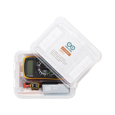 [N4-AKX-00025-231430] Arduino Student Kit,,Es un completo recurso multilenguaje de aprendizaje diseñado para enseñar los fundamentos de electrónica y programación a estudiantes de 11 años en adelante, sin necesidad de experiencia previa