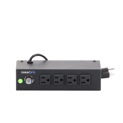 [N4-HTCM-S1U-176165] Tomacorriente de 4 Contactos (NEMA 5-15R) Voltaje Entrada/Salida: 120Vca/10A Max. Opción de Instalación en Escritorio o Pared