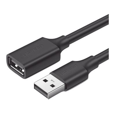 [N4-10314-224421] Cable Extensor USB 2.0 A a A | 1 metro | Macho-Hembra | Ultra Durabilidad | Núcleo de Cobre Estañado 28/22 AWG | Blindaje Interior Múltiple / Ideal para teclado, mouse, impresoras, etc.