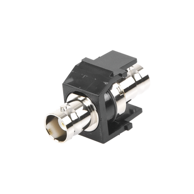 [N4-NKBNCMBLY-74269] Módulo Acoplador Coaxial Tipo BNC, Keystone, de 50 Ohms, Color Negro