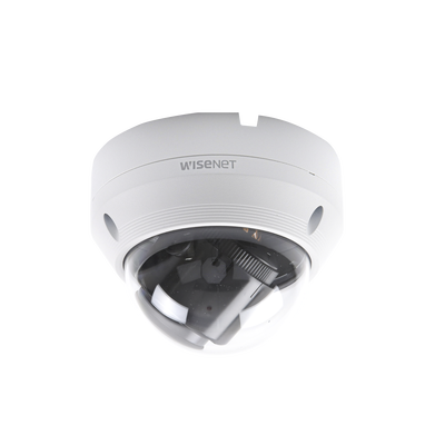 [N4-QNV-6082R-171510] Cámara IP Tipo Domo Antivandálico 2 Megapíxel / Lente Motorizado 3.2-10mm / IR 30M / WDR 120db / Exterior IP66 / H.265 & WiseStream / Entrada de audio