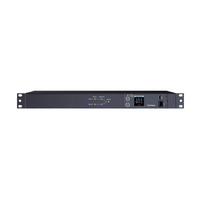 [N4-PDU24001-238946] PDU ATS (Fuente Redundante Auto-transferible) Medible, Para Distribución de Energía, 2 Entradas 120 Vca NEMA5-15P, Con 10 Salidas NEMA 5-15R, Horizontal 19in, 1UR