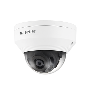[N4-QNV-7032R-227595] Cámara IP Tipo Domo Antivandálico 4 Megapíxel / Lente 6mm / IR 30M / WDR 120db / Exterior IP66 / IK10 / H.265 & WiseStream