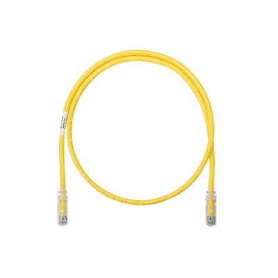 [N4-NK6PC3YLY-74241] Cable de parcheo UTP Categoría 6, con plug modular en cada extremo - 1 m. - Amarillo