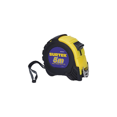 [N4-SYS-B122081-170265] Flexometro anti impacto de 5 metros, cinta ancha con boton de freno.