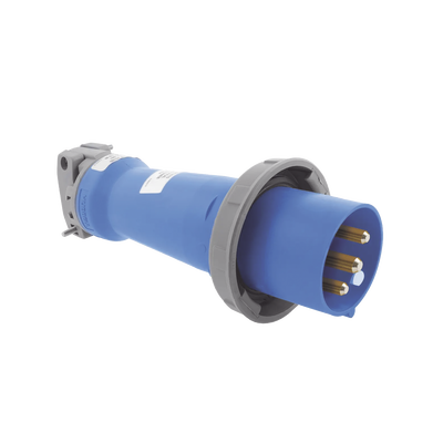[N4-HUB-HBL-330-P6W-206079] Clavija industrial, 30 A, 250 V CA, 2 Polos 3 Hilos, IP67.  Grado Industrial.