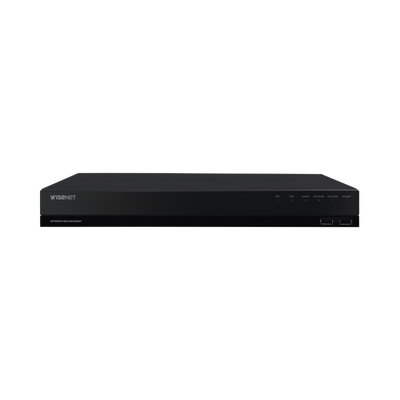 [N4-WRN-810S-1TB-190607] NVR de 12 Megapíxel con Wisenet Wave Embebido / Incluye 4 Licencias / 1TB Incluido / 8 canales / 8 puertos PoE+ / H.265 & WiseStream / E/S de alarma