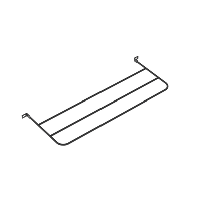 [N4-SRB19MDBL-178537] Barra para Aliviar Tensión o Peso Atrás de Patch Panel, Extendida de 7 Pulgadas, Color Negro