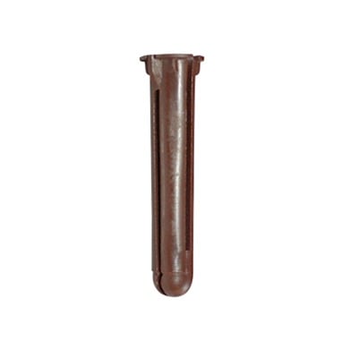 [N4-TP-2B-76964] Taquete cafe 5/16" para tornillo 10mm x 1 3/4" (100pzs) (1104-04100)