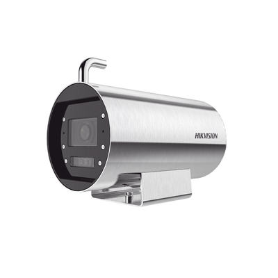 [N4-DS-2XT6645G0-LIZS/C25-234632] Bala IP 8 Megapixel / Lente Mot. 2.8 a 12 mm / Acero Inoxidable (304) / Altas Temperaturas (250°C) / Refrigeración por Aire / IP68 / Dual Light (30 mts IR + 20 mts Luz Blanca) / WDR 120 dB / ONVIF / PoE+ / Alarmas I/O / ACUSENSE