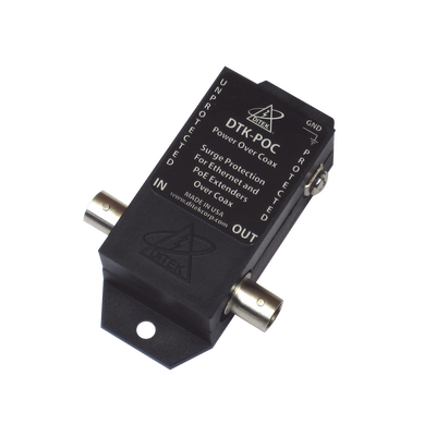 [N4-DTKPOC-75752] Protector contra Descargas Para Ethernet / Extensor PoE / Alimentación sobre Cable Coaxial / Impedancia de 75 Ohms