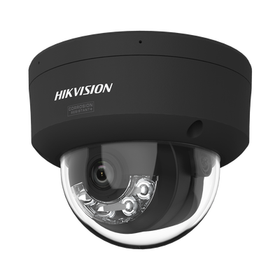 [N4-DS-2CD2147G3-LIS2UY(BLACK)-240075] [Dual Light + ColorVu 3.0 + HikAI] Domo IP 4 Megapixel / Lente 2.8 mm / 30 mts IR + Luz Blanca / 2 Microfonos Integrados / Exterior IP67 / WDR 130 dB / ACUSENSE 3.0 / Metal / NEMA 4X / ACUSEARCH