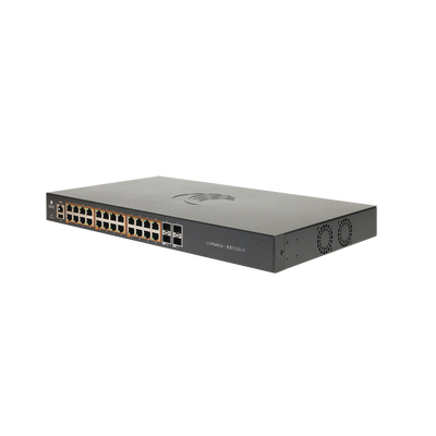 [N4-MX-EX1028PXA-0-189112] Switch cnMatrix EX1028  de 24 puertos PoE 802.3af/at, 200 W, Gigabit Ethernet y 4 SFP, Capa 2,  gestión en la nube
