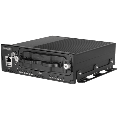 [N4-AE-MN5043(M12)-227407] NVR Móvil de 8 Canales de 2 Megapixel / 4 Puertos PoE / 2 Bahías de Disco Duro / Incluye Modulo GPS