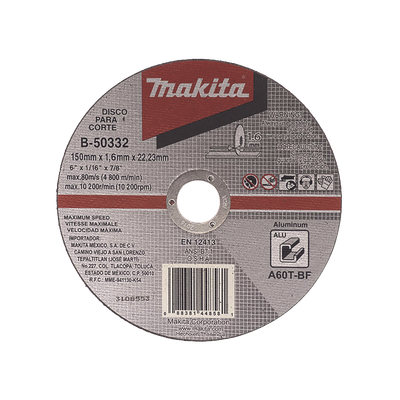 [N4-B-50310-230639] Disco de corte para Aluminio de 4 1/2"