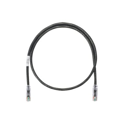 [N4-NK6PC3BLY-74236] Cable de parcheo UTP Categoría 6, con plug modular en cada extremo - 1 m. - Negro