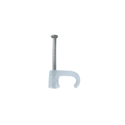 [N4-TC-5X8-76676] Grapa para cable plano de 5mm color transparente (100pzs) (3209-00100)
