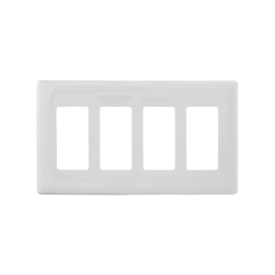 [N4-HUB-NPS-264W-214751] Tapa 4 Multigang/ Color Blanco.