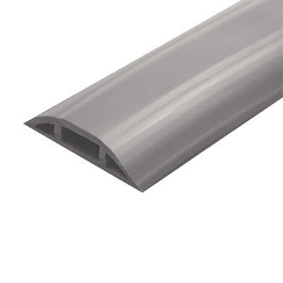 [N4-FLEXIDUCTHOG-Y-25-76995] Canaleta flexible gris de PVC auto extinguible,  (Rollo de 25mts.) (9300-05030)