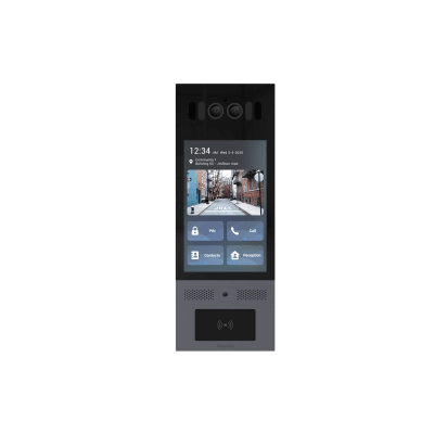 [N4-X915SKIT-240204] Frente de Calle Antivandálico IK10 / Incluye montaje / Administración 100% en la Nube / Notificación a APP / Llamada Telefónica / ANDROID / SIP / ONVIF /Reconocimiento Facial / QR y PIN para Visitas / IP66 / Bluetooth / NFC