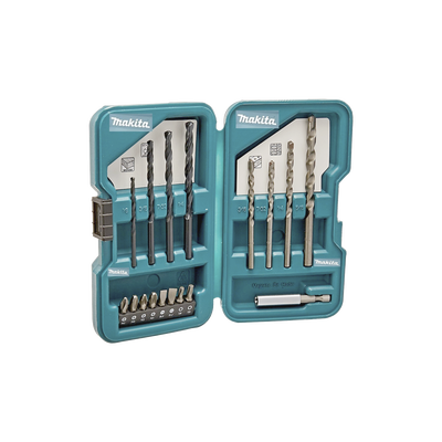 [N4-D-45836-168798] Juego de accesorios multipropósito 17 piezas para metal, concreto, madera y puntas para atornillar.