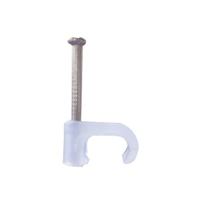 [N4-TC-4X6-78366] Grapa para cable plano de 4mm color transparente (100pzs) (3208-00100)