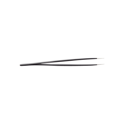 [N4-EPTP4-160241] Pinzas Antiestáticas Inoxidable con Pintura Antiestática. Mango Super Esbelto, Punta Afilada.