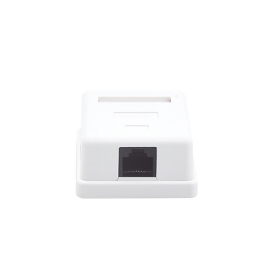 [N4-LP-WP-6034-65999] Caja de pared con 1 puerto Keystone, incluye Jack Cat5e