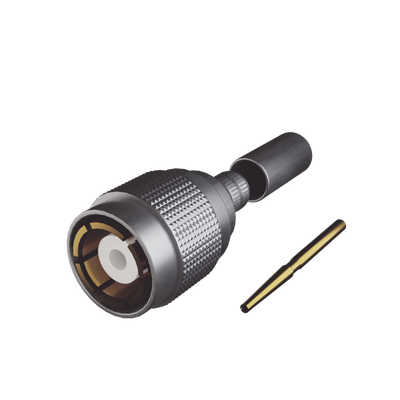 [N4-RSB-301-179-192991] Conector SMB Macho (PIN Hembra) de Anillo Plegable, con Concha de Seguridad /RG-179/U, Níquel/ Oro/ Teflón.