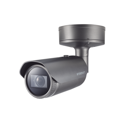 [N4-PNO-A9081R-188444] Camara Bala IP 4K con IA / Lente Motorizado 4.5 a 10mm / P-Iris / WDR 120dB / H.265 / RanuraSD / Protección IP67 IK10 NEMA4X
