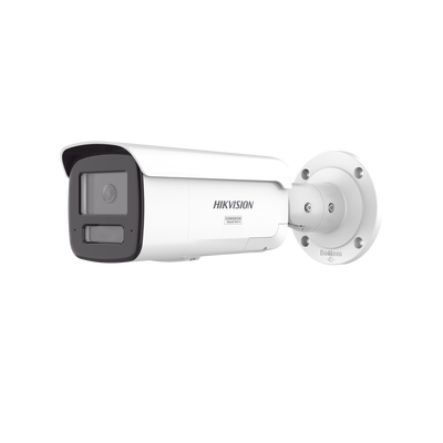 [N4-DS-2CD2T47G3-LIS2UY/SRB-240085] [Dual Light + ColorVu 3.0 + HikAI] Bala IP 4 Megapixel / Lente 4 mm / 60 mts IR + Luz Blanca / Exterior IP67 / Estrobo Azul y Rojo / WDR 130 dB / ACUSENSE 3.0 / Metal / NEMA 4X / ACUSEARCH