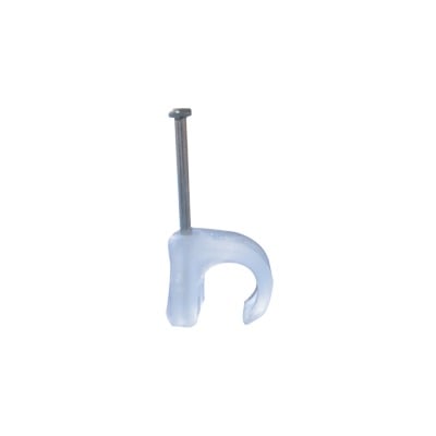 [N4-TC-35-76672] Grapa para cable redondo de 3mm color transparente (100pzs) (3101-00100)