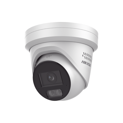 [N4-DS-2CD3347G3-LISUY/SL-240194] [ PROTECCIÓN ACTIVA ] Turret IP 4 Megapixel / Lente 2.8 mm / 40 mts IR / Exterior IP67 / Micrófono y Bocina Integrado (Audio de Dos Vías) / DARKFIGHTER / PoE / Luz Estroboscopica / ONVIF / Micro SD / 4 Analíticos