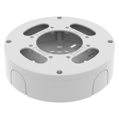[N4-SBV-180BW-230773] Caja de conexion para uso interior compatible con Camaras tipo domo IP Serie X Hanwha, XND-C9083RV, XND-C8083RV, XND-6083RV, XNV-9083R, XND-8082RV