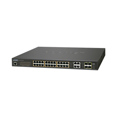 [N4-GS-4210-24UP4C-188657] Switch Administrable L2, 24 puertos 10/100/1000T c/Ultra PoE + 4 puertos combo Gigabit TP/SFP, (600W)