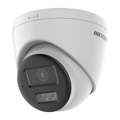 [N4-DS-2CE78U0T-LXTS-237317] [Audio Bidireccional + Sirena & Estrobo + Dual Light + ColorVu] Turret TURBOHD 4K (8 Megapixel)  / Lente 2.8 mm / 40 mts IR EXIR + 40 mts Luz Blanca / Sirena / Micrófono y Bocina Integrado / Exterior IP67 / dWDR