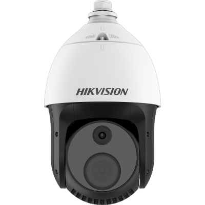 [N4-DS-2TD4228-10/S2-238800] PTZ IP Dual / Lente Térmico 25 mm (384 X 288) / Lente óptico 32X (2 Megapixel) / 100 mts IR / Termografia / WDR 120 dB / Exterior IP66 / MicroSD