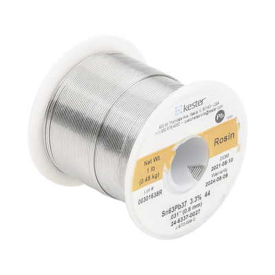 [N4-488-SO-162-5919] Rollo de Soldadura de 63% Sn y 37% Pb de 0.031" con 454 gr.