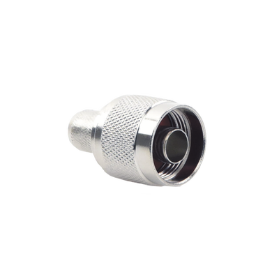 [N4-TT-CON-531-189175] Conector N Macho para 75 Ohm de Anillo Plegable para cable RG-11, Niquel /Oro /Teflón.