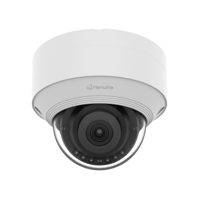 [N4-QNV-C8023R-240547] Cámara IP Tipo domo Antivandálica 5 Megapíxel / Lente fijo 4mm / IR 30M / WDR 120db / IP66 / H.265 & WiseStream / Inteligencia Artificial Deteccion de Personas y vehiculos