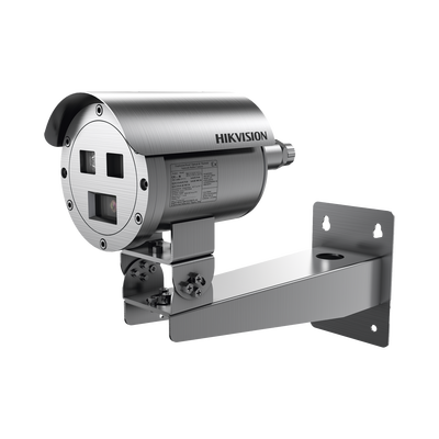 [N4-DS-2TD2537T-15/Q(C)-237805] Bala IP Térmica Dual / Termico 15 mm (384 X 288) + Óptico 4 mm (4 MP) / Termométrica / Detección de Temperatura / IP68 / 30 mts IR / Antiexplosión / Anticorrosión
