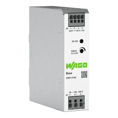 [N4-2587-2144-238615] Fuente de Alimentación con Sincronización Primaria / Monofásico / Tensión de Salida 24V DC / Corriente de Salida 5A / Fuente super compacta