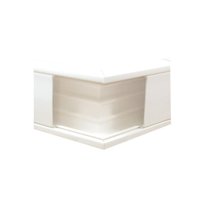 [N4-TEK-100-EE-76628] Esquinero exterior color blanco de PVC auto extinguible, para canaleta TEK100 (5576-10100)